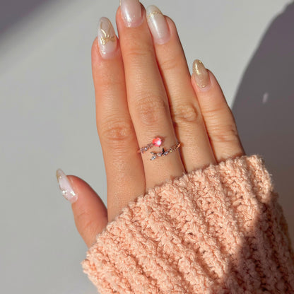 [] Butterfly Aurora Ring