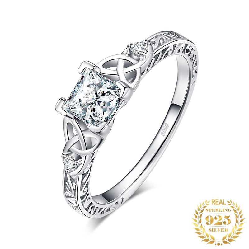 Celtic Knot Princess Silver Ring