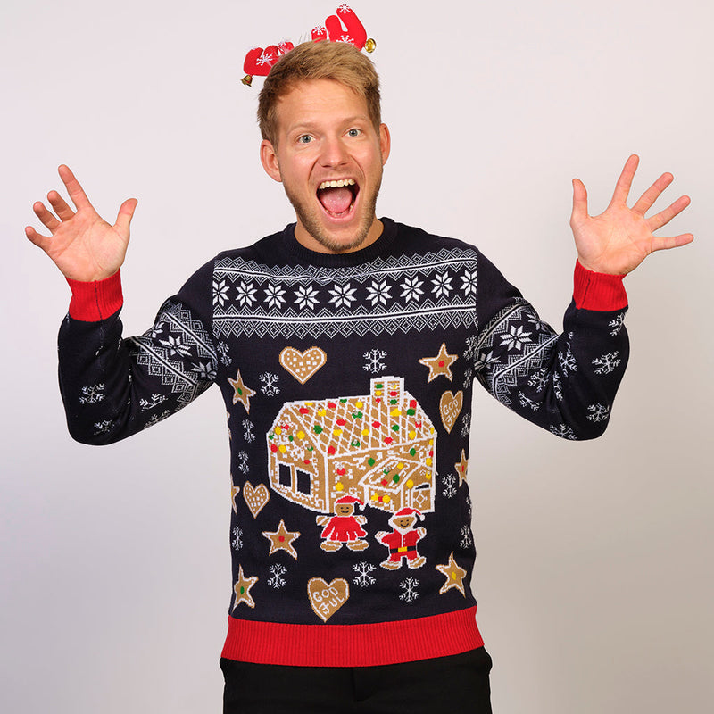 The Gingerbread Christmas Sweater Men's