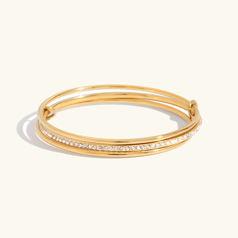 Quinley Stacked Diamond Bracelet