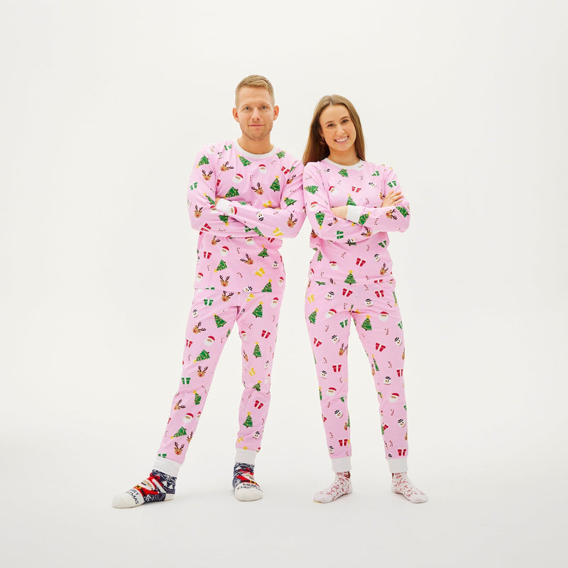 The Pink Christmas Pajamas for Men