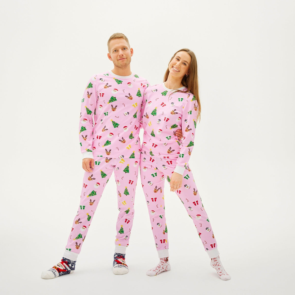 The Pink Christmas Pajamas for Men