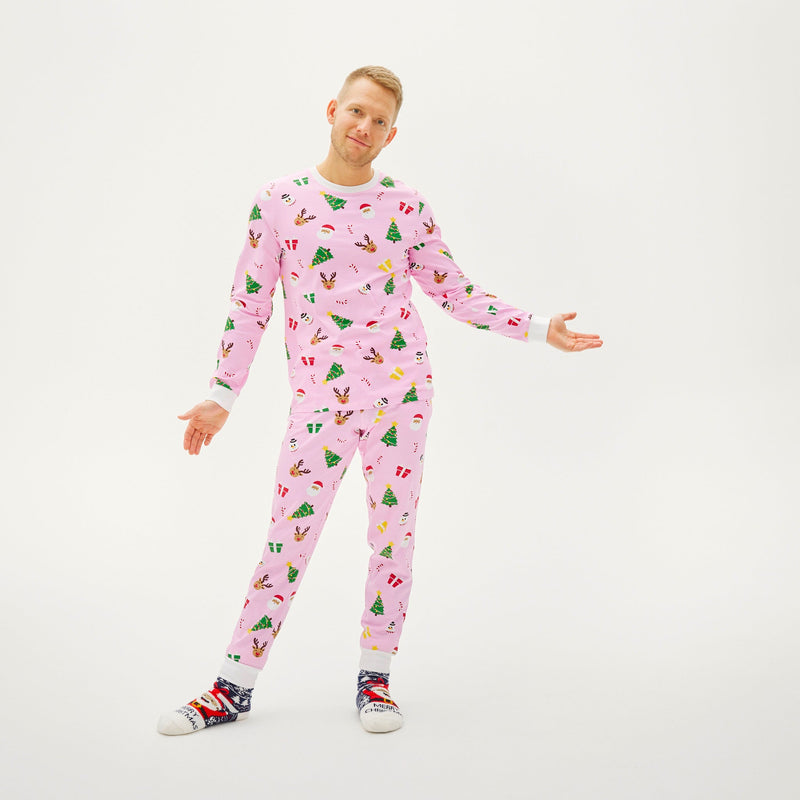 The Pink Christmas Pajamas for Men