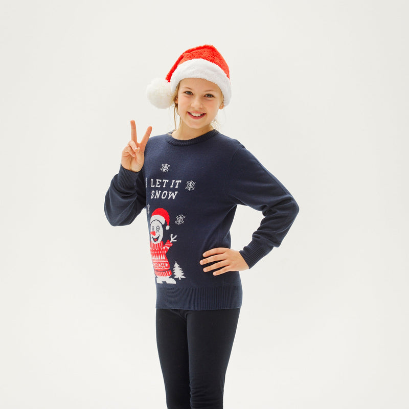 Let It Snow Christmas Sweater Kids