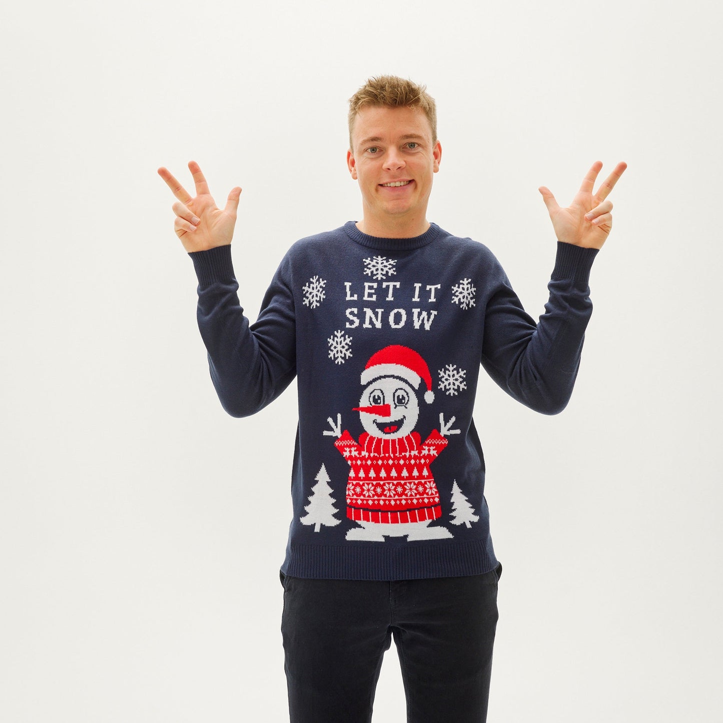 Let It Snow Christmas Sweater Men's