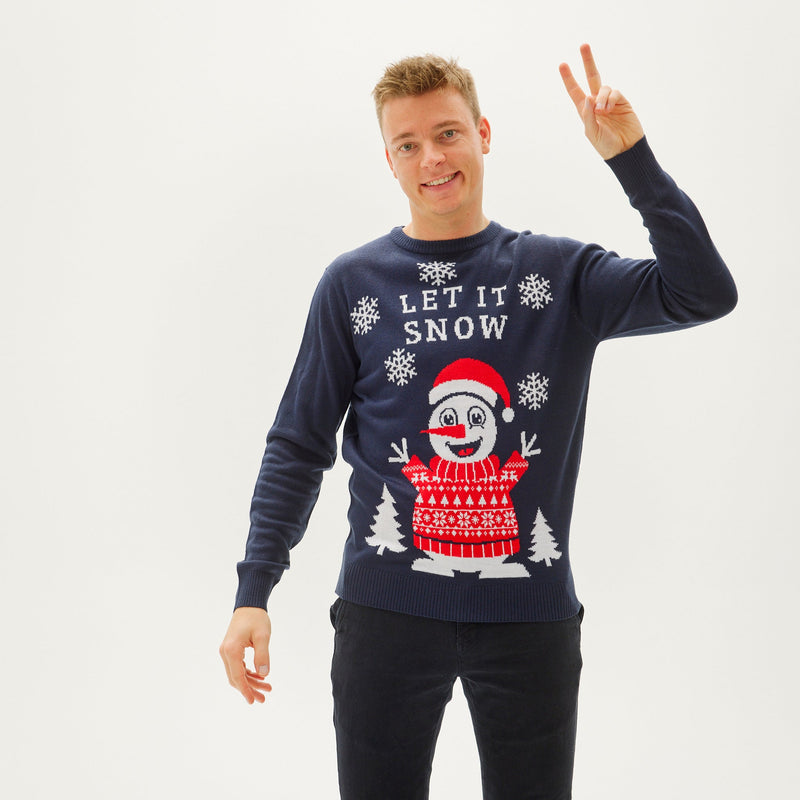 Let It Snow Christmas Sweater Men's