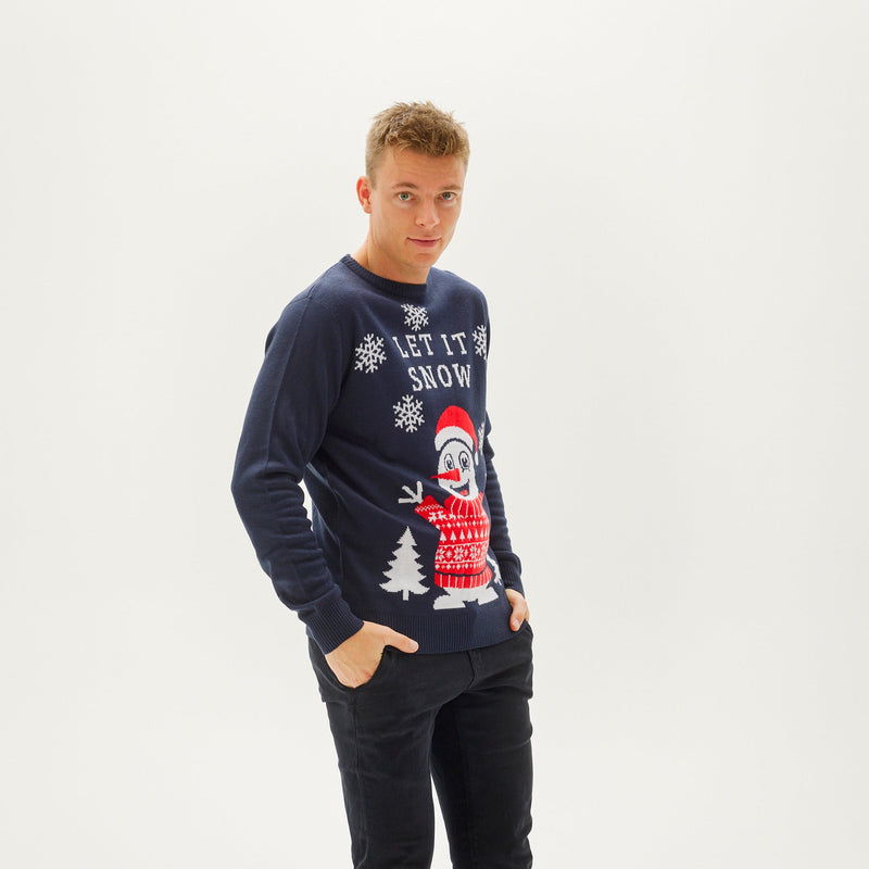 Let It Snow Christmas Sweater Men's