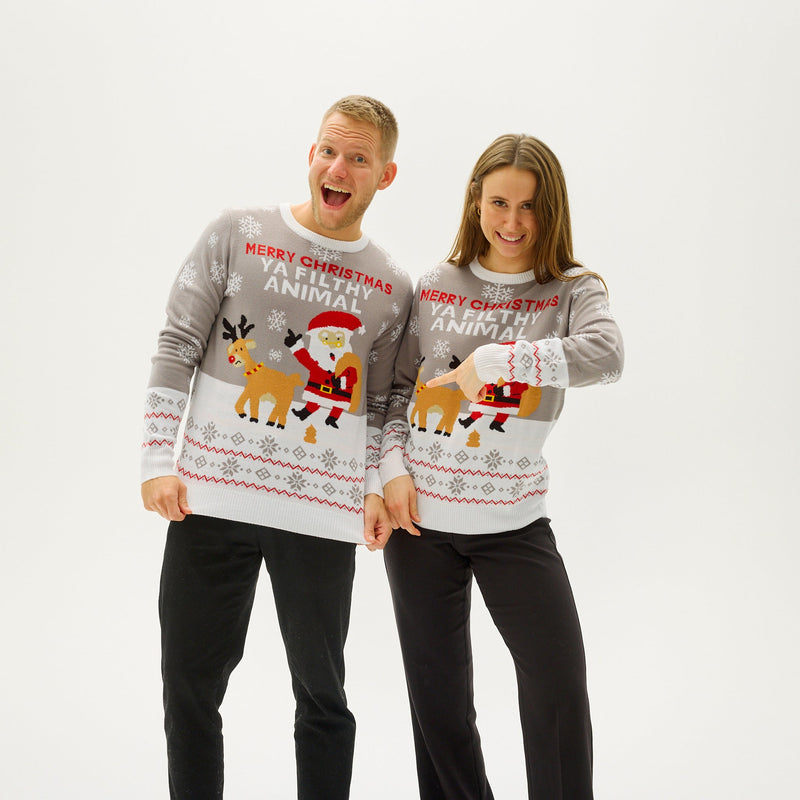 Ya Filthy Animal Christmas Sweater Women's