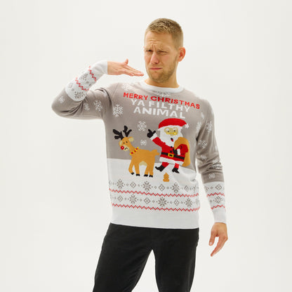 Ya Filthy Animal Christmas Sweater Men's