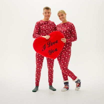 Valentine's Day Christmas Pajamas Red Kids