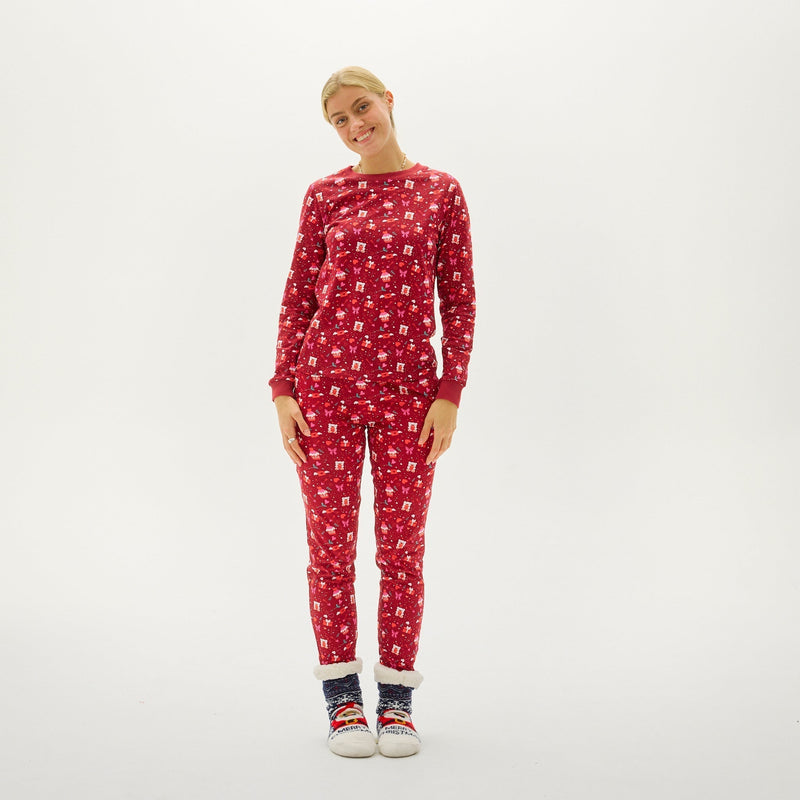 Valentine's Day Christmas Pajamas Red Kids