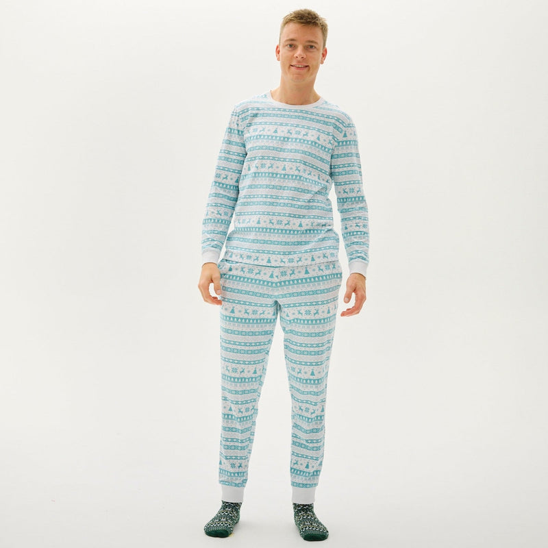 Christmas Pajamas with Christmas Motifs for Men