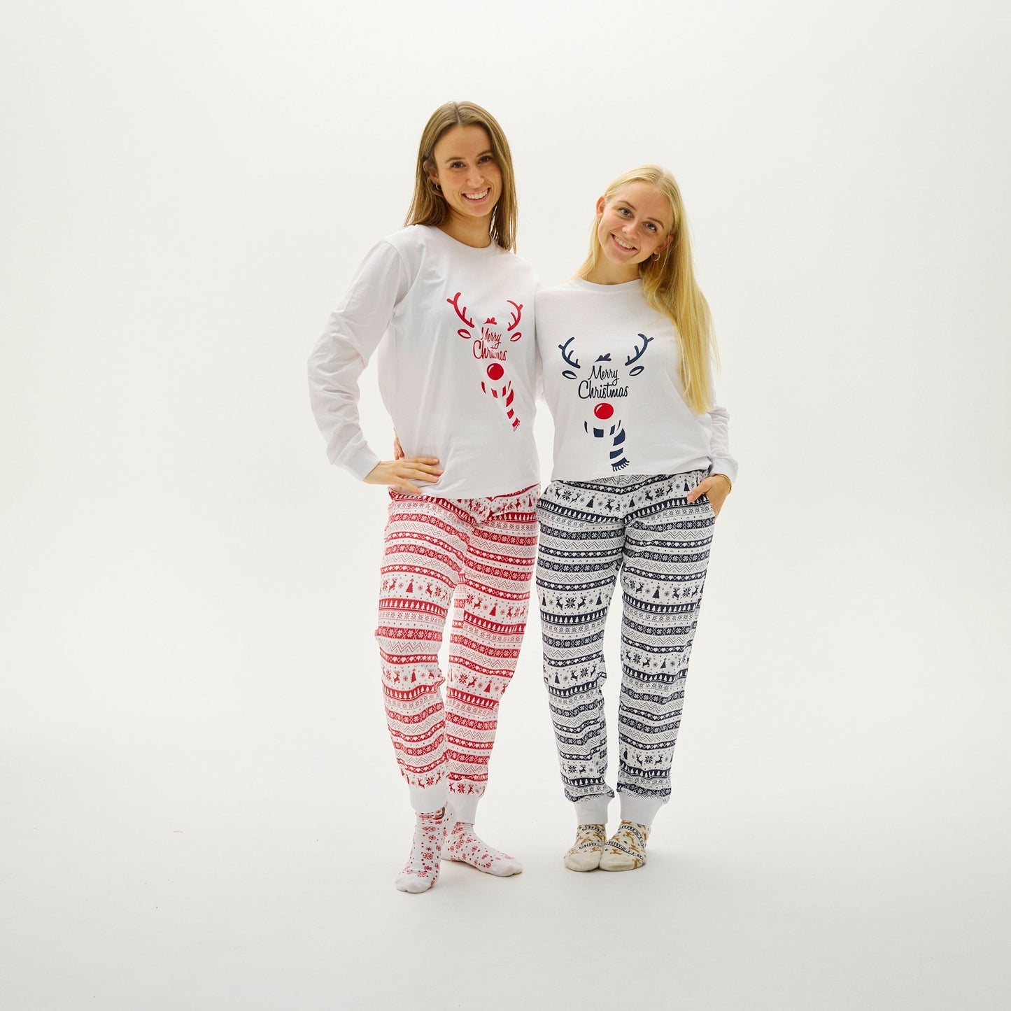 Cute Christmas Pajamas Red Women's