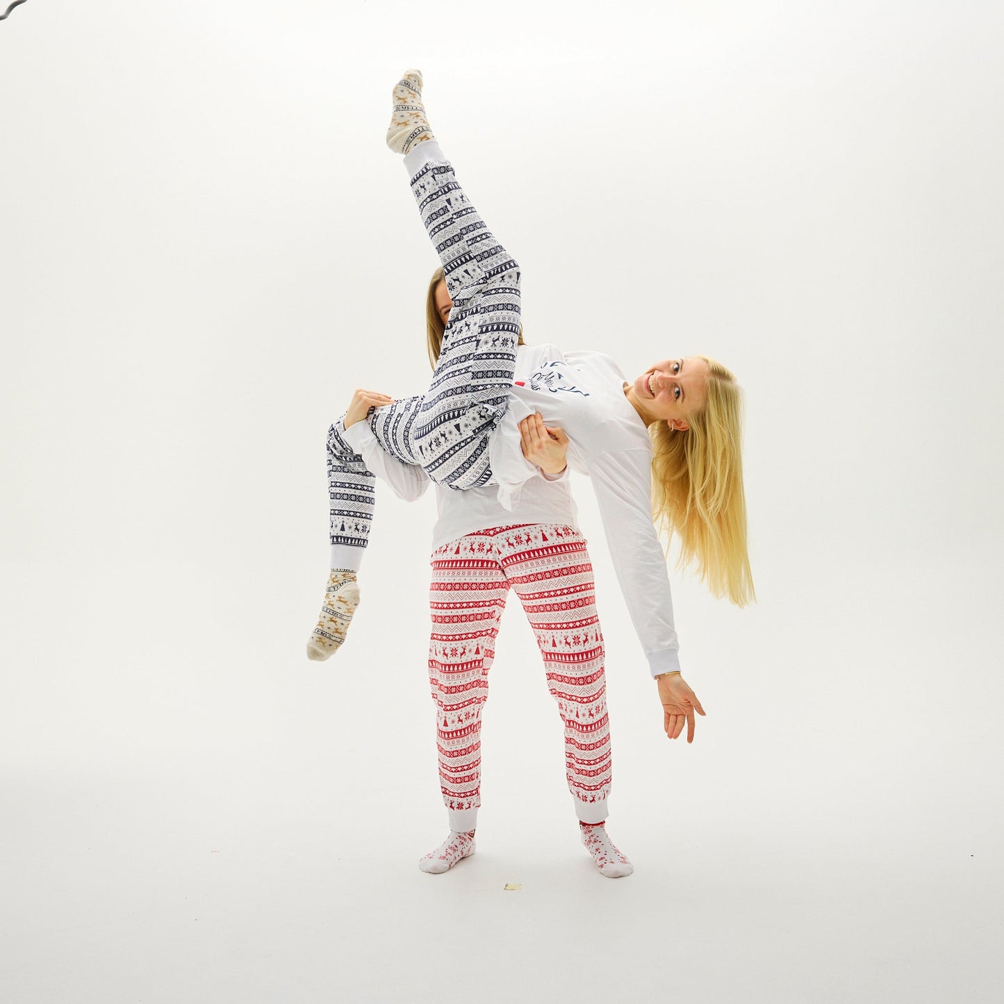 Cute Christmas Pajamas Red Women's
