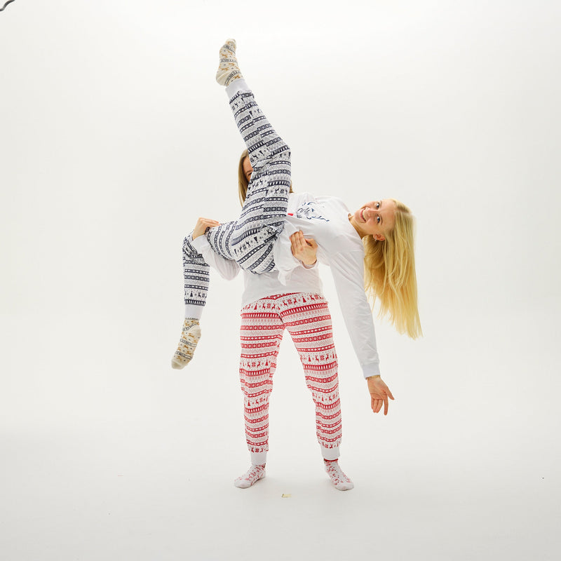 Cute Christmas Pajamas Red Women's