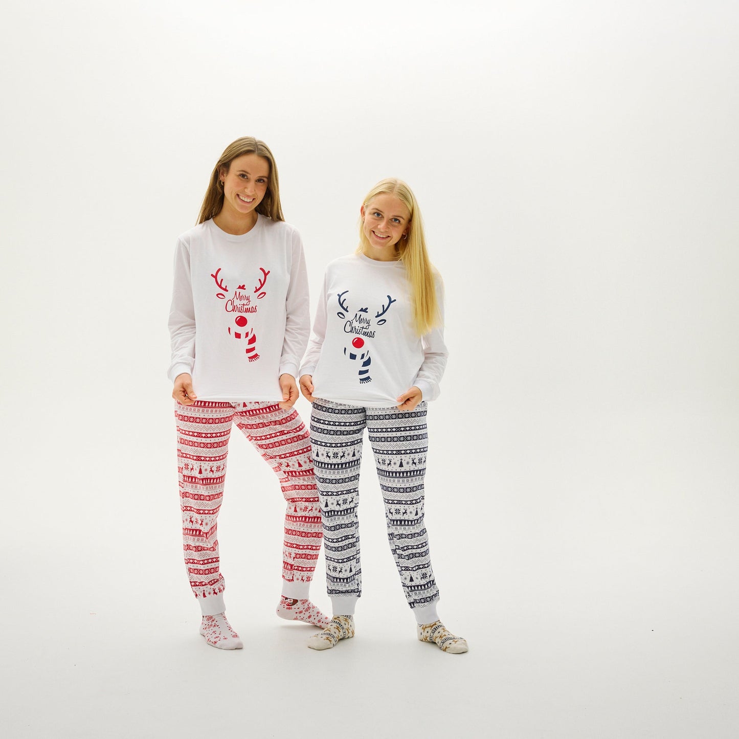 Cute Christmas Pajamas Red Women's