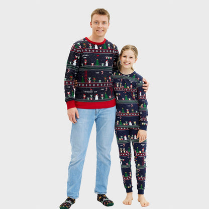 Vintage Gamer Christmas Pajamas Men's