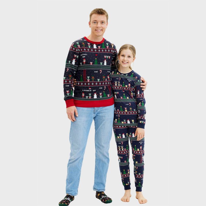 Vintage Gamer Christmas Pajamas Women's