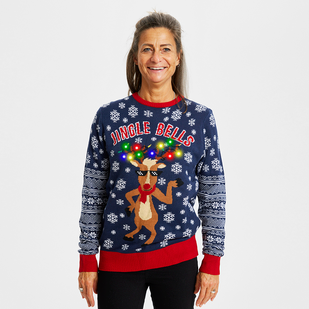Jingle Bells Christmas Sweater Women's
