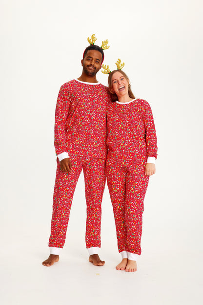 Crazy Christmas Pajamas Red Women's