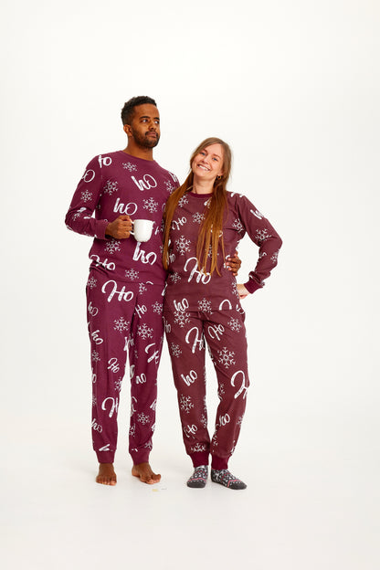 HO HO HO Christmas Pajamas Women's