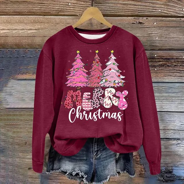 Festive and Stylish Sweater with Christmas Motifs