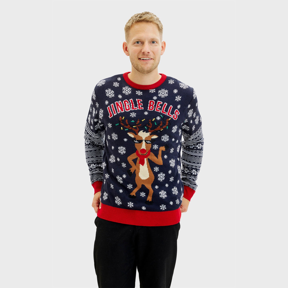 Jingle Bells Christmas Sweater Men's