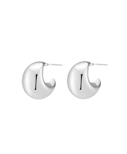 Nina Crescent Hoop Earrings