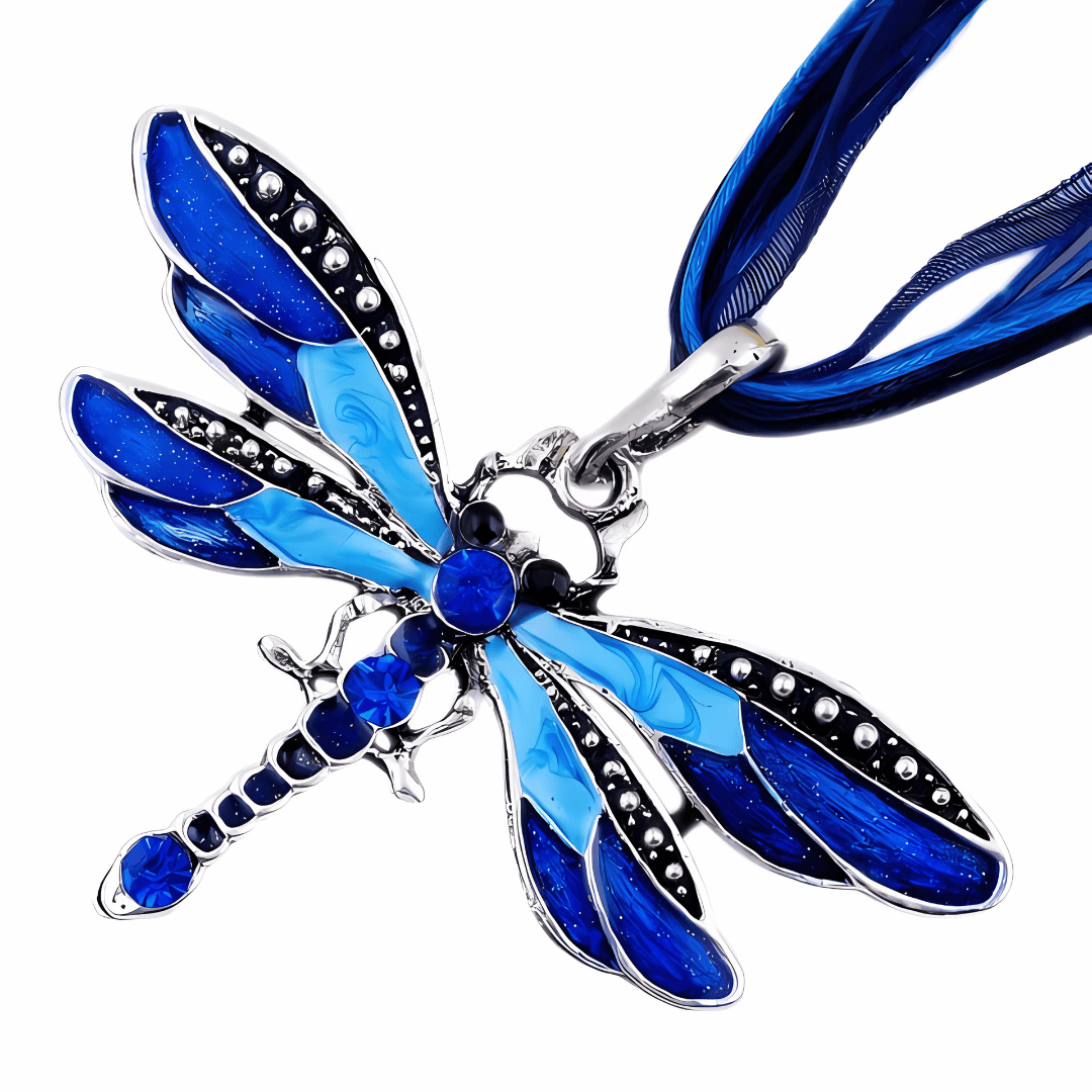 Mystic Crystal Dragonfly Necklace