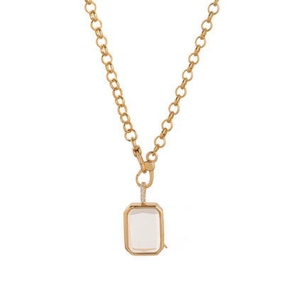 Floating Charm Locket Necklace and Mini Charms