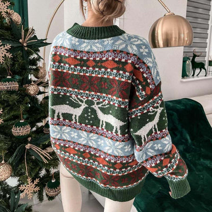 Christmas Sweater with Festive Motif