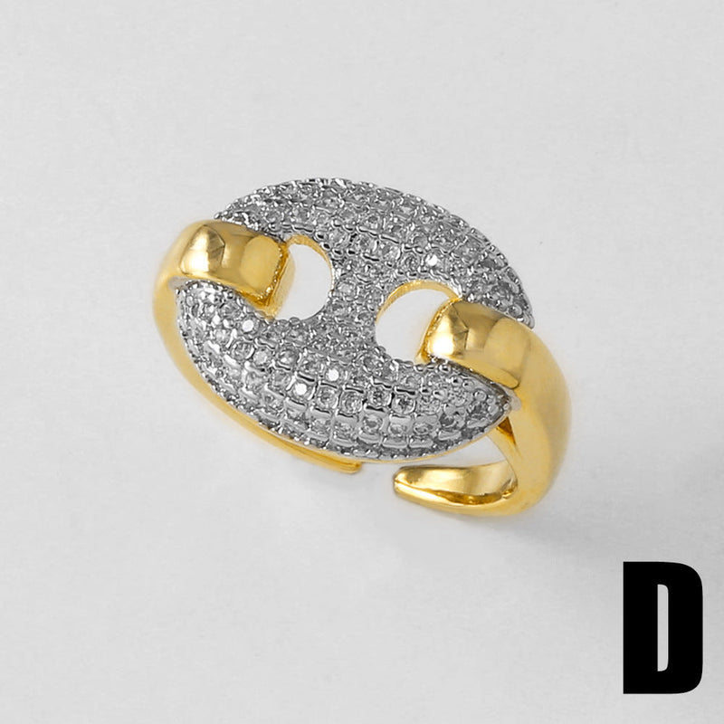 Ayah Dual-tone Leopard Ring