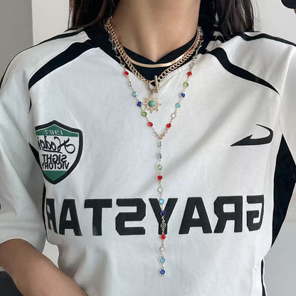 Regina Layered Lariat Necklace Set
