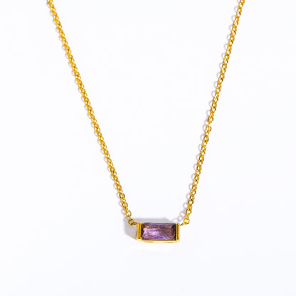 Bree Dainty Birthstone Necklace