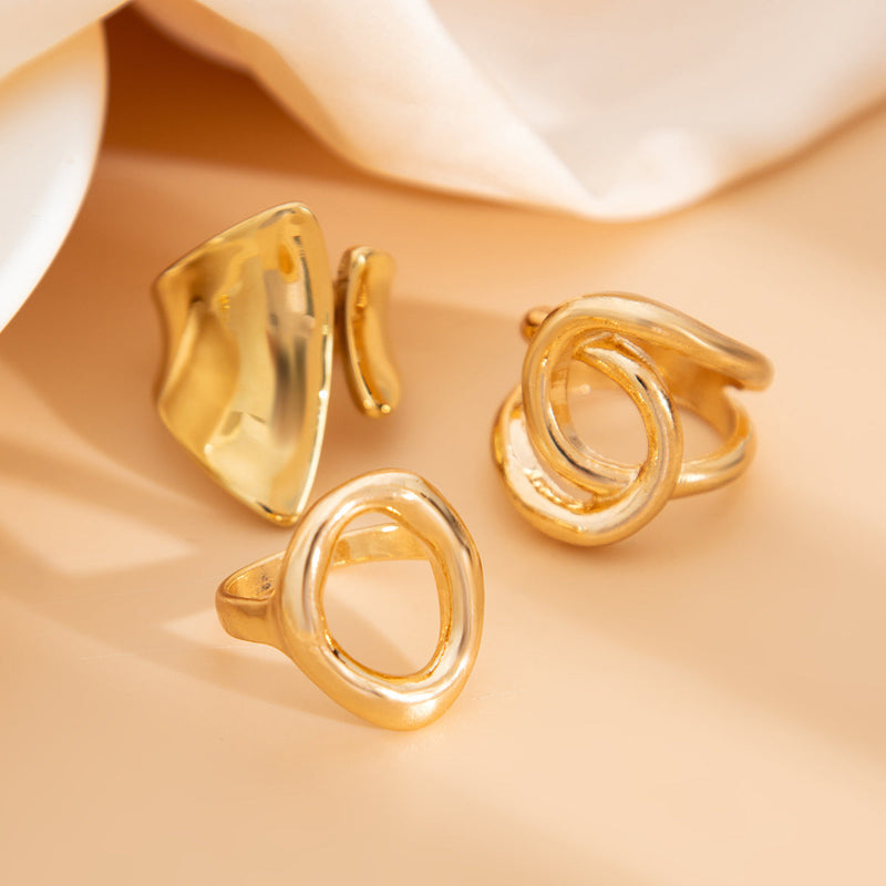Lynn Geometric Ring Set