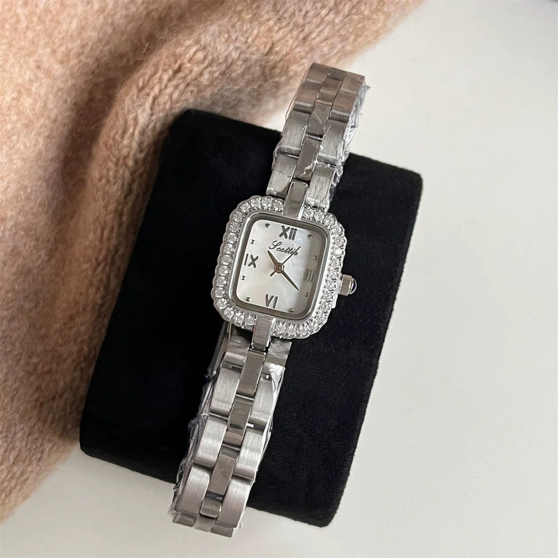 Square Mother-of-pearl Bracelet Watch