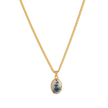 Ayelen Painted Pendant Necklace