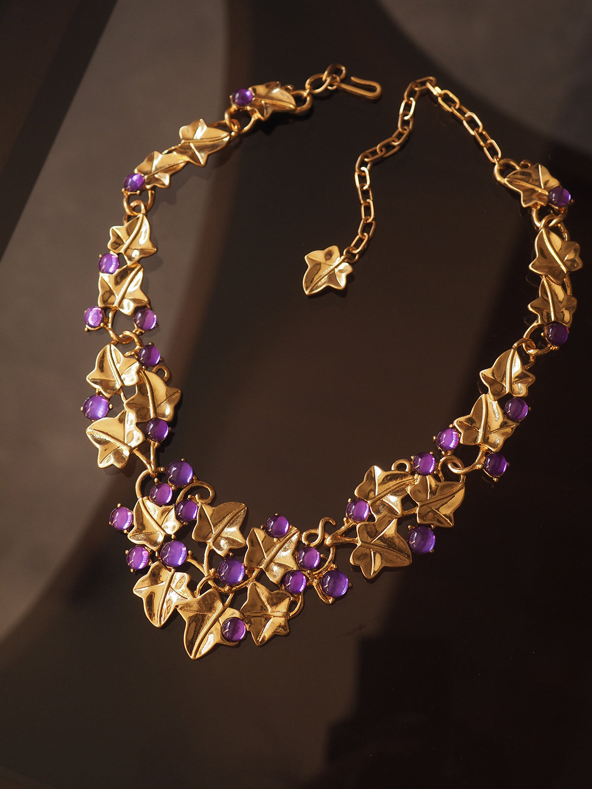 Viana Grape Amethyst Necklace