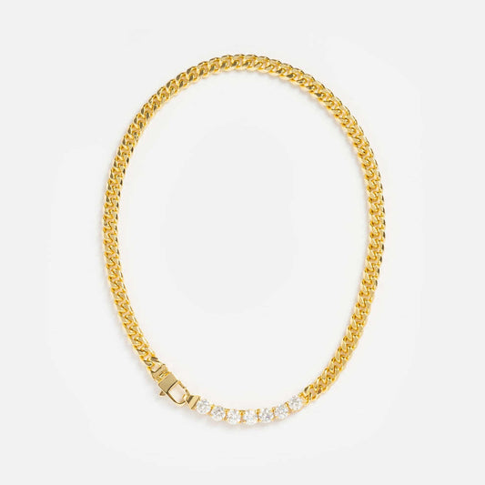Lynlee Oval Pavé Pendant Necklace