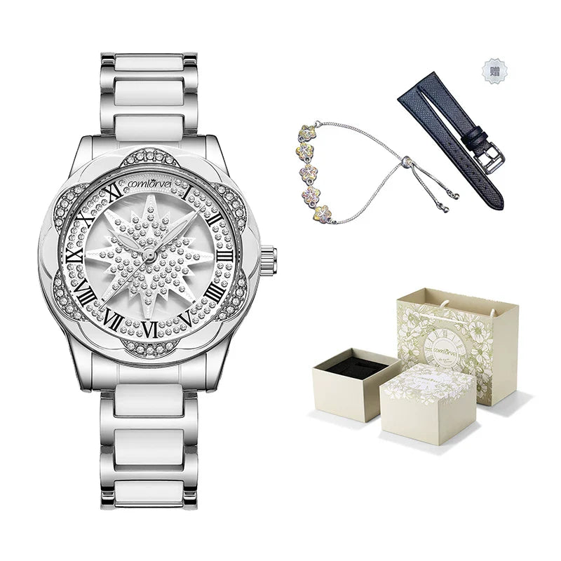Star Motif Bracelet Watch