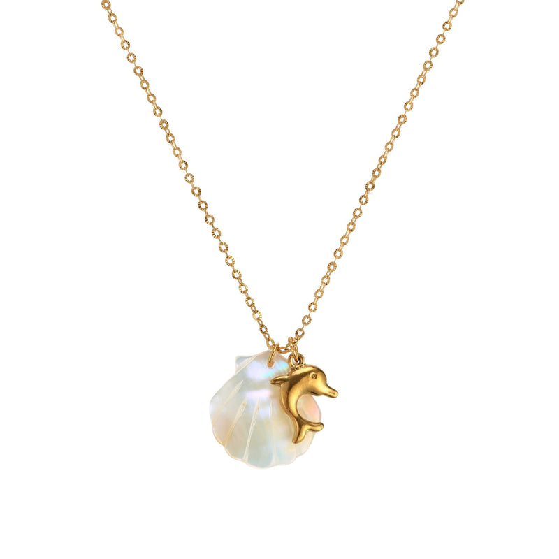 Seashell Ocean Charm Necklace