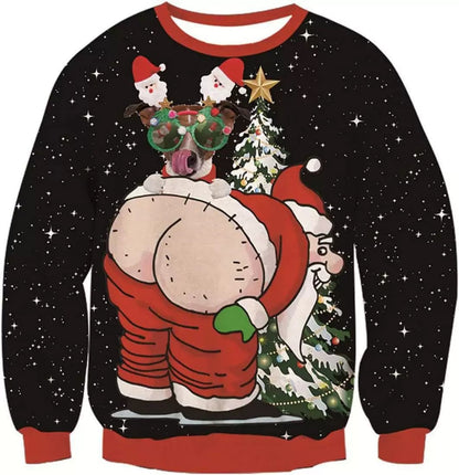 Fun Dino Christmas Sweater - Women's