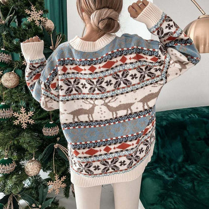 Christmas Sweater with Festive Motif