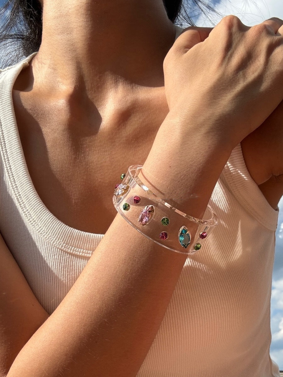 Angelita Crystal Clear Bangle