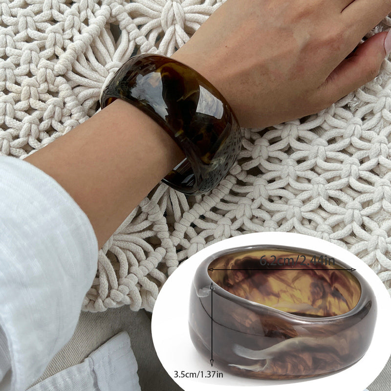 Jovanna Marbled Statement Bangle