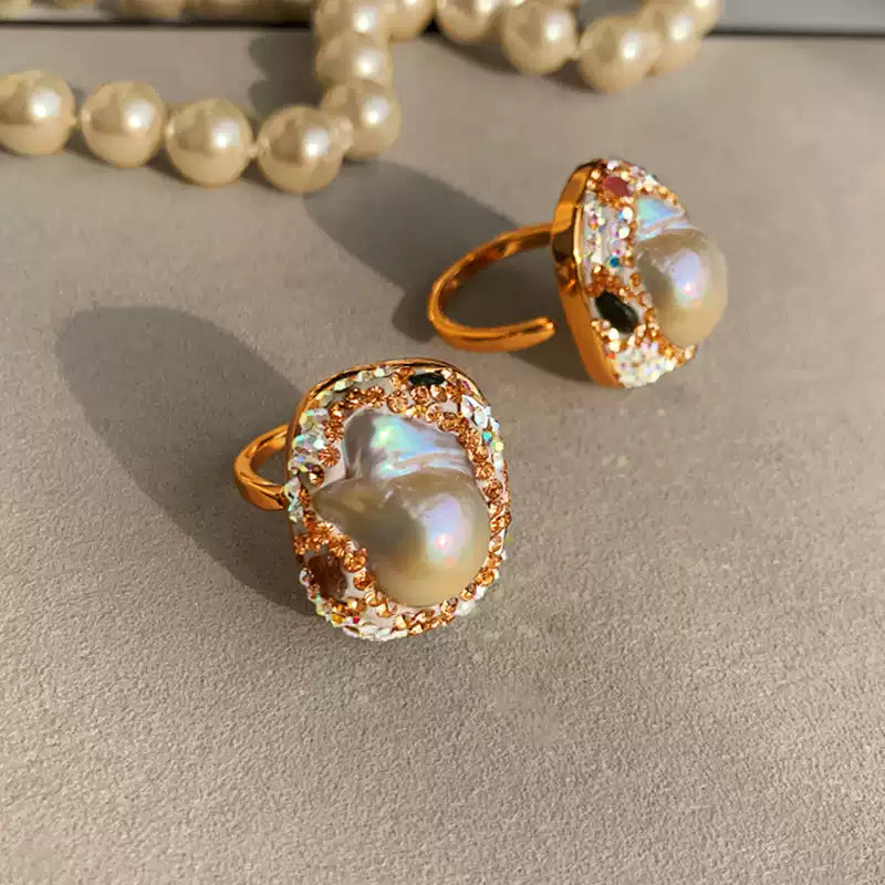 Baroque Pearl Statement Ring