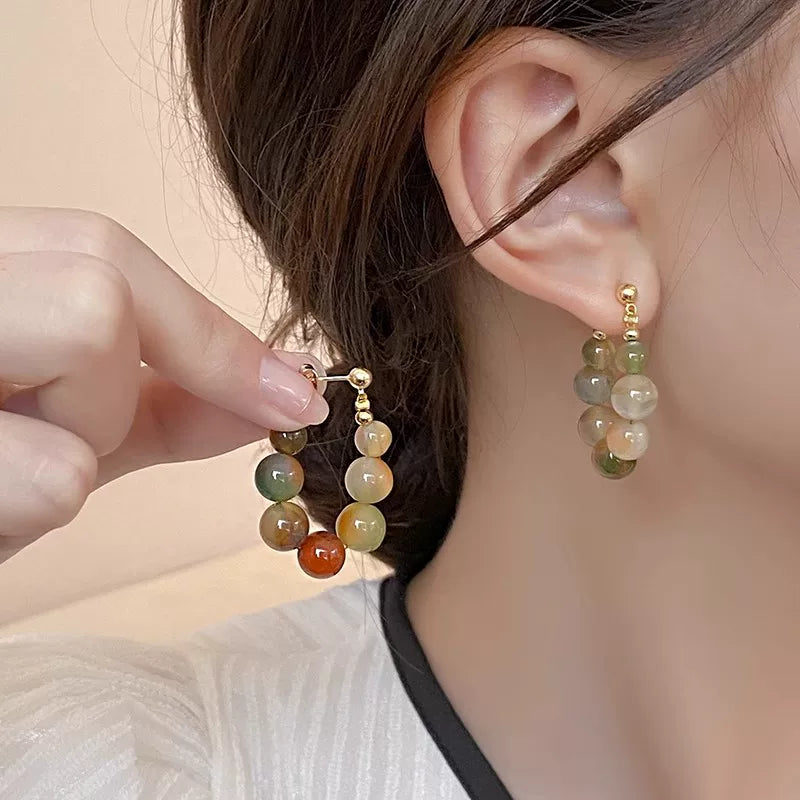 Beaded Drop Earrings