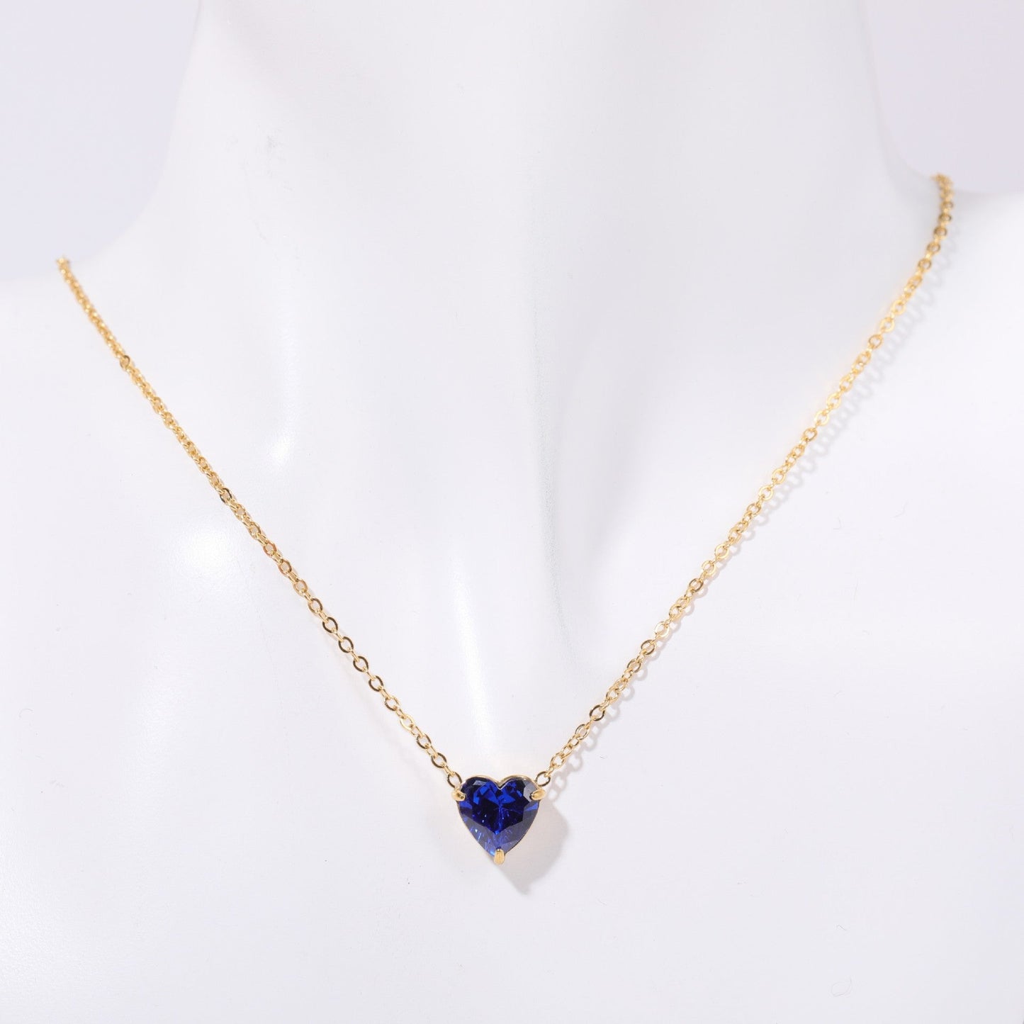 Maryella Birthstone Love Necklace