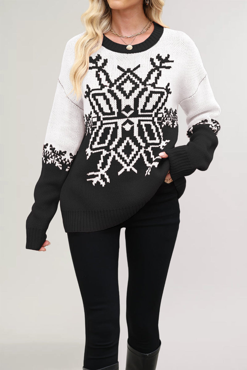 Women's Oversized Christmas Knit Sweater