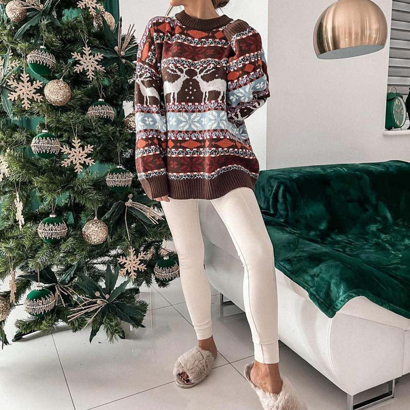 Christmas Sweater with Festive Motif